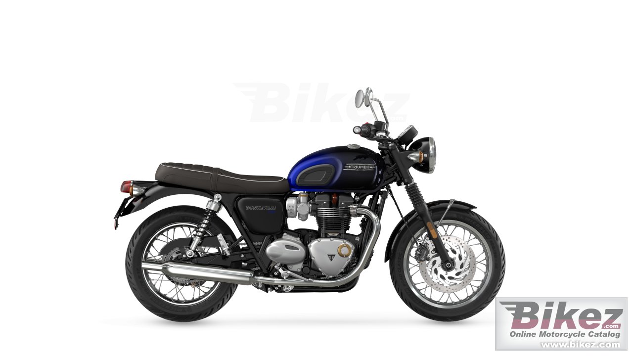 Triumph Bonneville T100 Stealth Edition poster